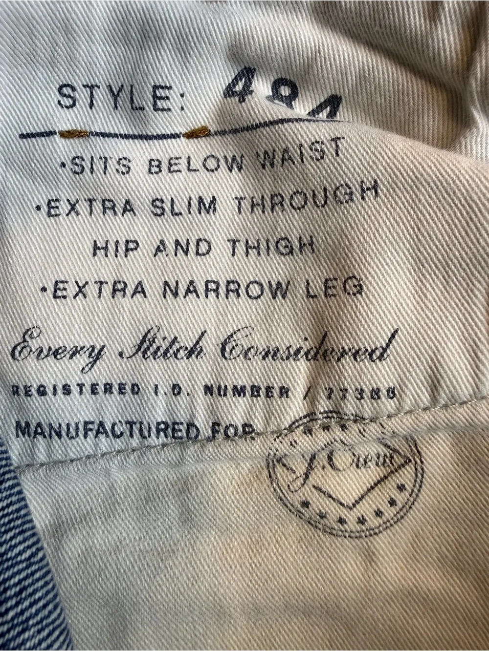 J. Crew Men’s Slim Straight Fit Faded Blue Kaihara Denim Jeans‎ 484 Size 30X30